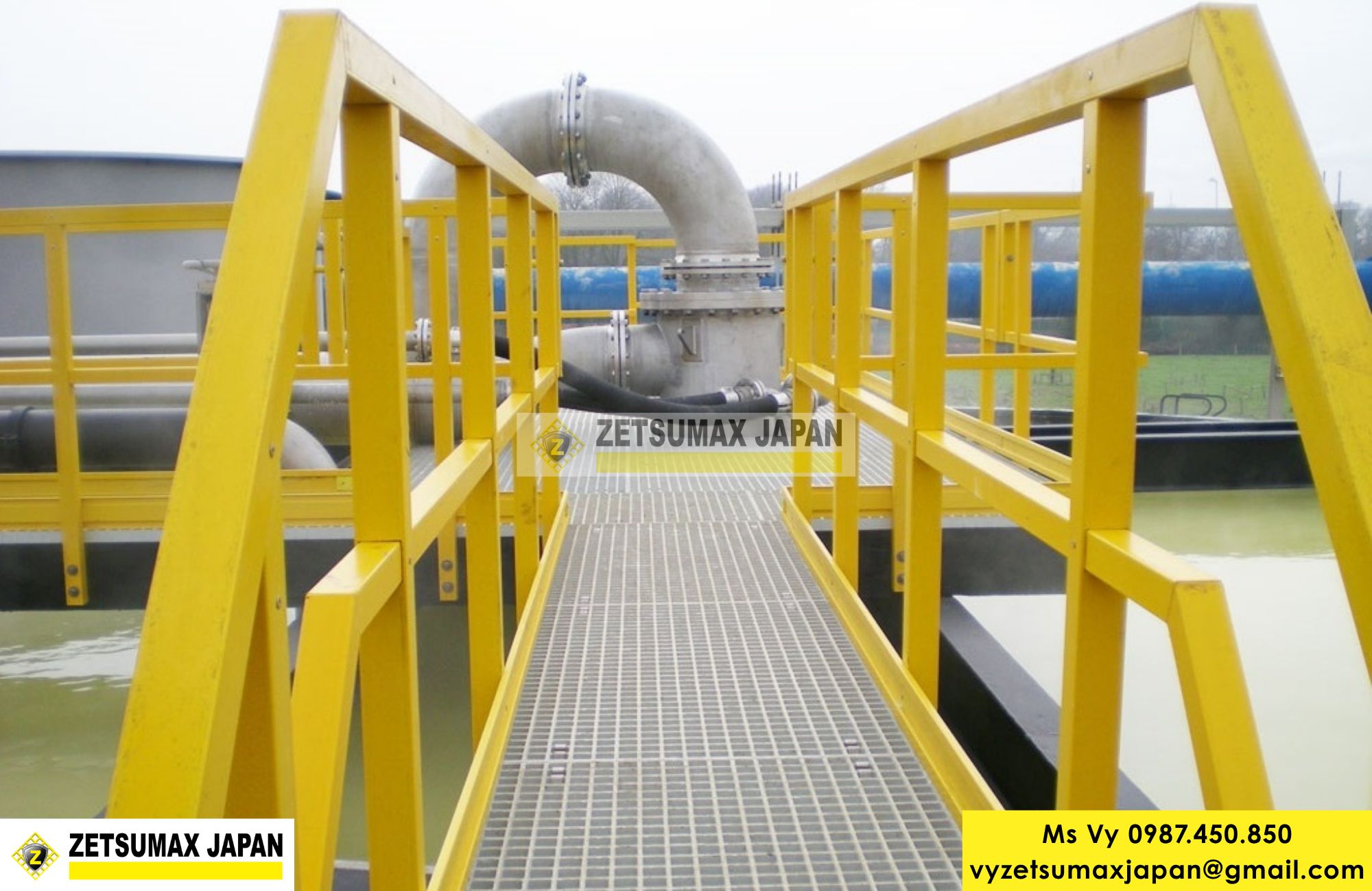 Tay vịn chống gỉ sét Composite